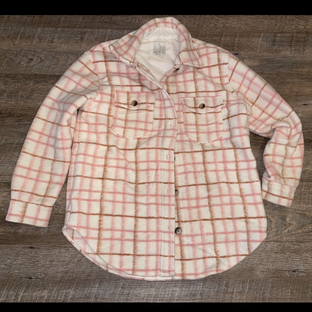 Joie Plaid Shirt Jacket Shacket